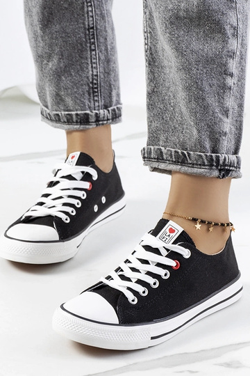Baskets classiques noires pour femmes Kolind