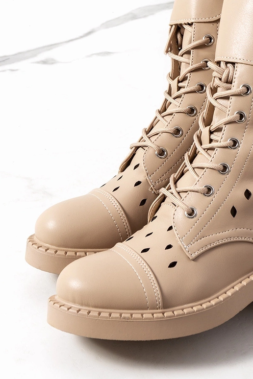 Bottines ajourées beiges Finlay Bottines ajourées beiges Finlay