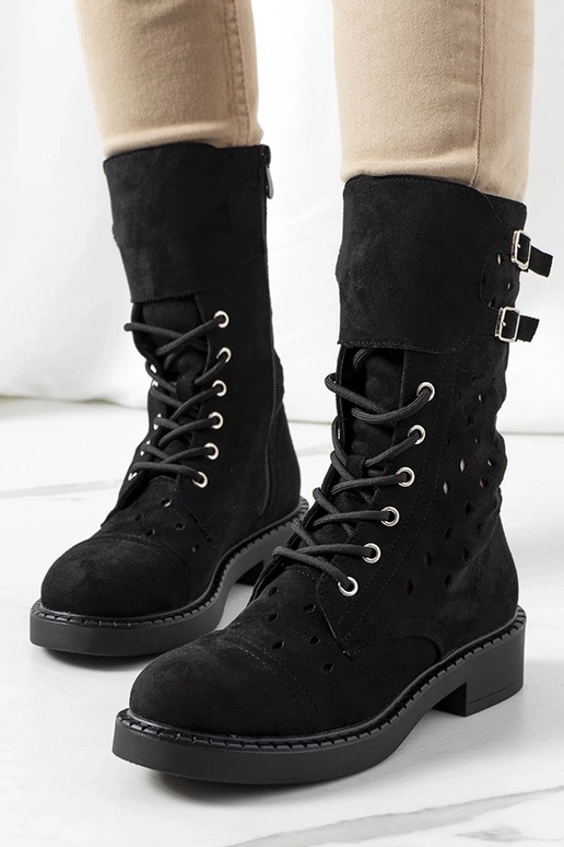 Bottines ajourées Barkly noires