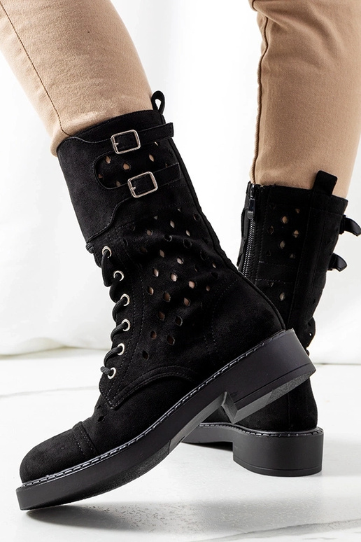 Bottines ajourées Barkly noires