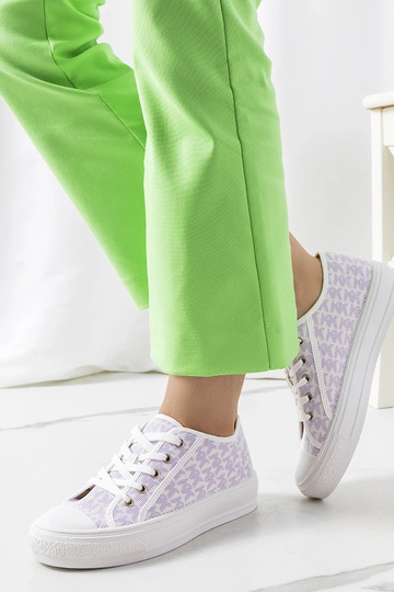Lilafarbene Plateau-Sneakers „Chelms“ 2