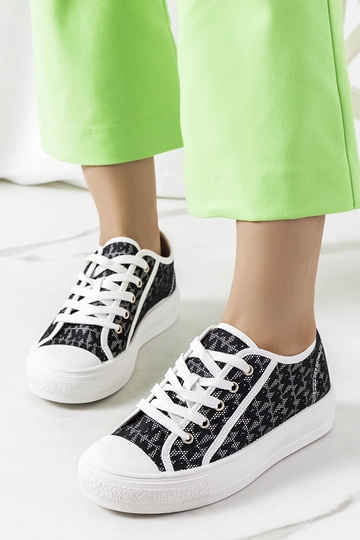 Schwarze Chelms-Sneakers