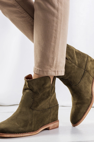 Grønne ankelstøvler med... 2