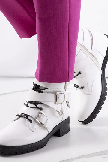 Bottines blanches Donsa