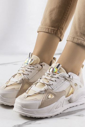Beige Mansfield sneakers 2