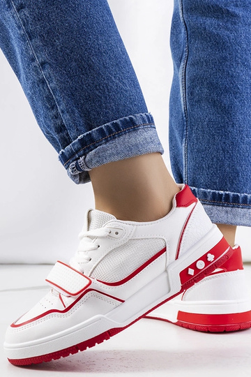 Kadie røde sneakers til kvinder 2