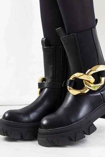 Zwarte enkellaarsjes,... 2