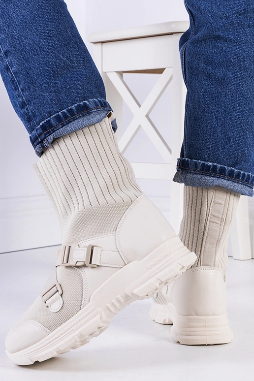 Beige Saker-Sneakers Beige Saker-Sneakers