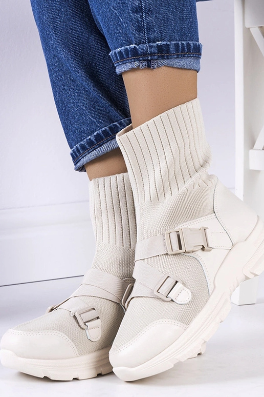 Beige Saker-Sneakers Beige Saker-Sneakers