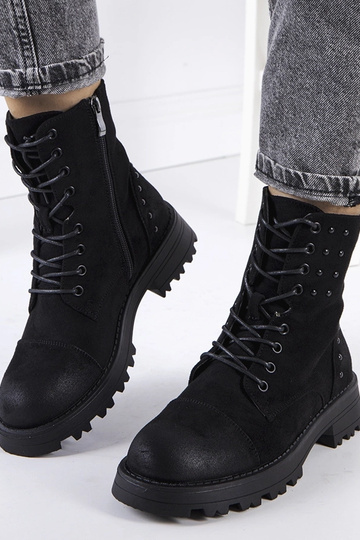 Zwarte eco-suède... 2