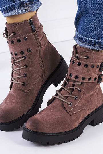 Bruine wandelschoenen,...