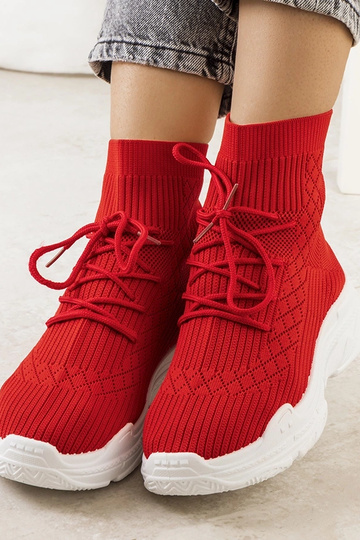 Baskets chaussettes Red Dowden 2