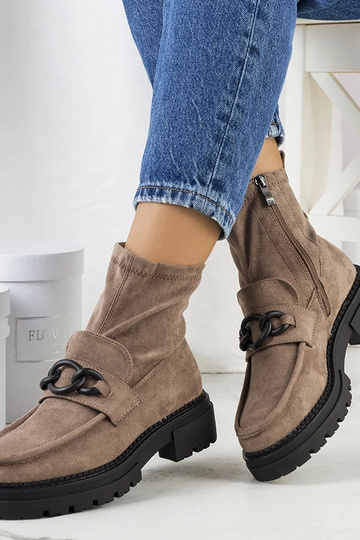 Bottines marron, « Fannia » 2