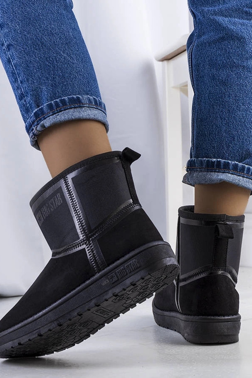 Schwarze Damen-Schneestiefel... Schwarze Damen-Schneestiefel...