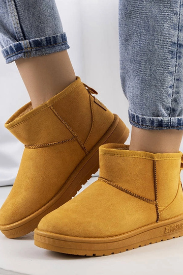 Bottes de neige marron pour...