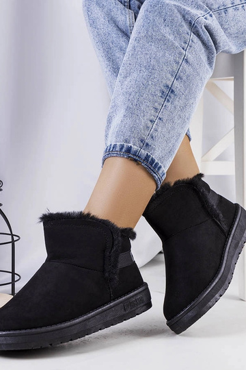 Bottes d'hiver noires avec...