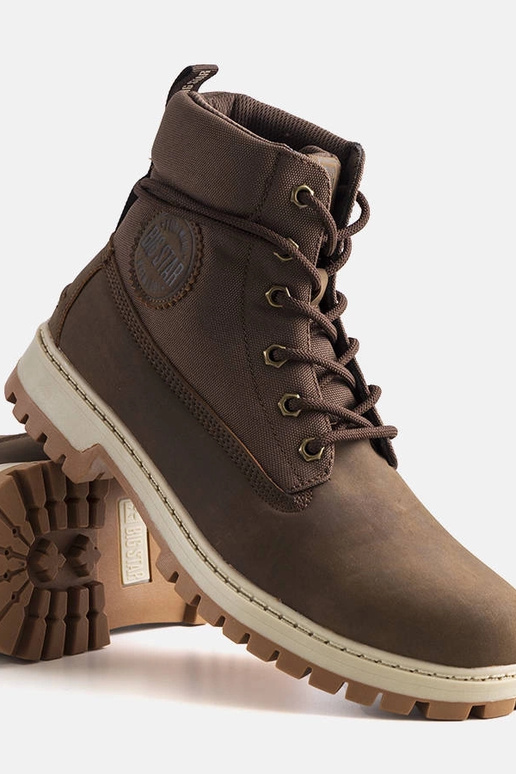 Braune Big Star Stiefel für Herren...
