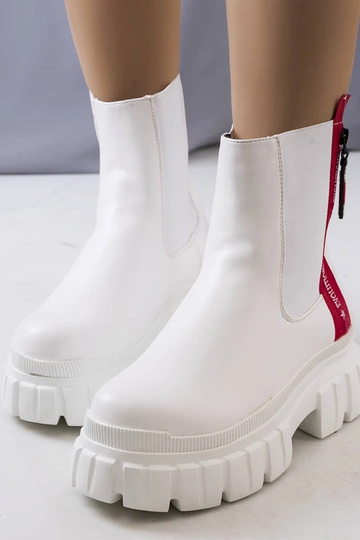 Weiße Casta-Stiefeletten... 2