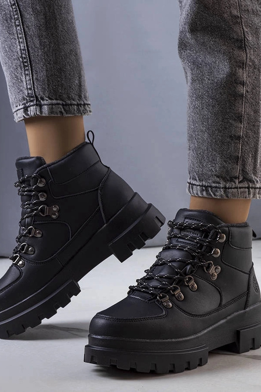 Bottes de randonnée d'hiver noires, «...