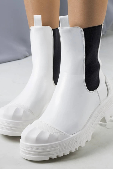 Bottines blanches Crispo...