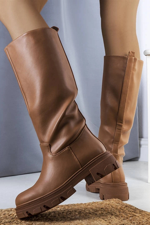 Bottes isolées marron Romelio Bottes isolées marron Romelio