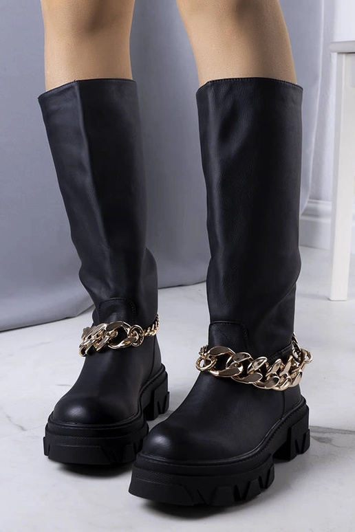 Bottes Cumia isolées noires