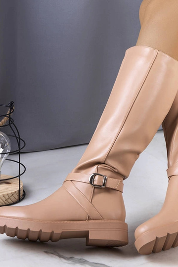 Bottes isolées beiges Olmin 2