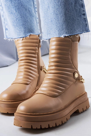 Bottines isolantes beiges... 2