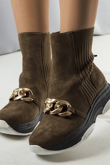 Bottines isolantes vertes...