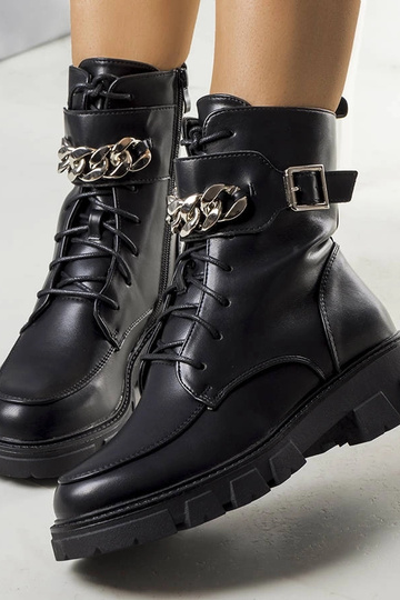 Bottes noires isolées Timur 2