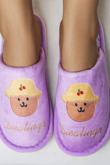 Chaussons doux violets... 2