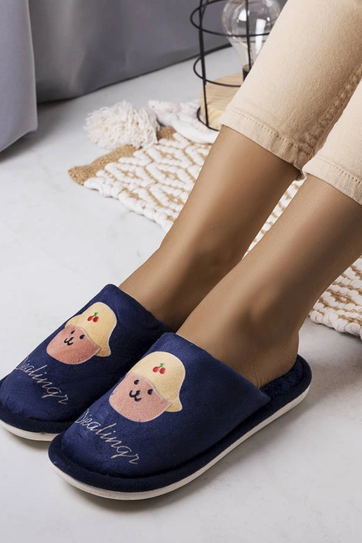 Chaussons souples bleu marine Diealings