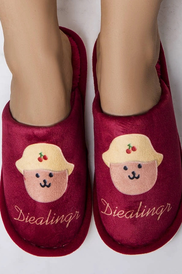 Chaussons rouges doux Diealings 2