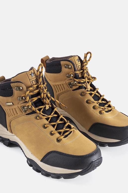 Bruine winter heren wandelschoenen,...