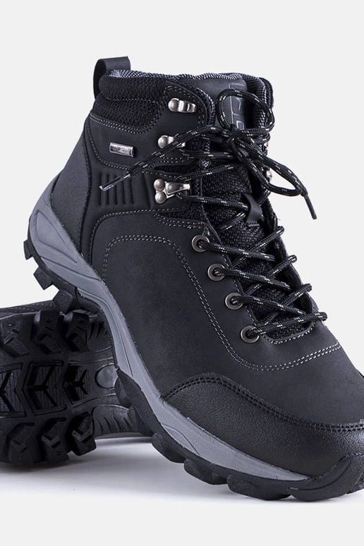 Schwarze Winter-Wanderschuhe für...