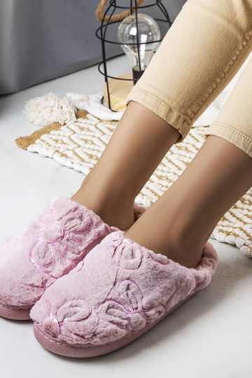 Chaussons souples roses Maren
