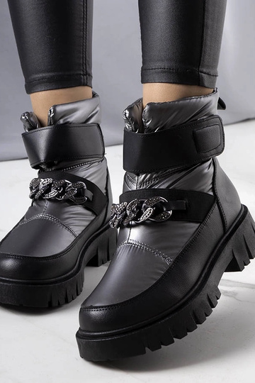 Sølv Ephraim kæde snestøvler