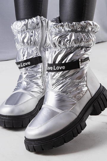 Bottes d'hiver argentées, «...