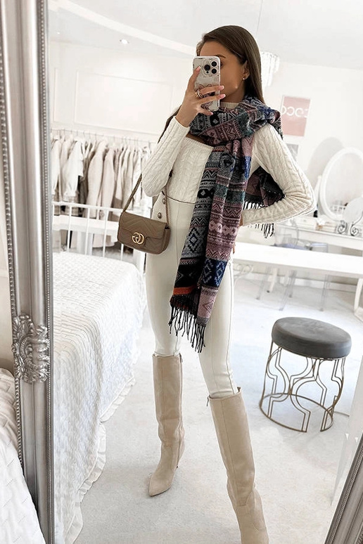 Kobe orange tørklæde Kobe orange tørklæde