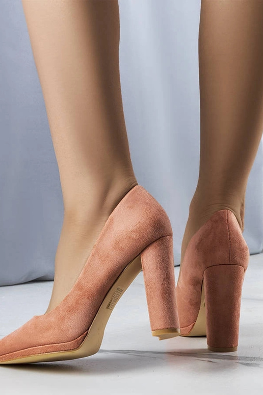 Emmas pink højhælede pumps Emmas pink højhælede pumps