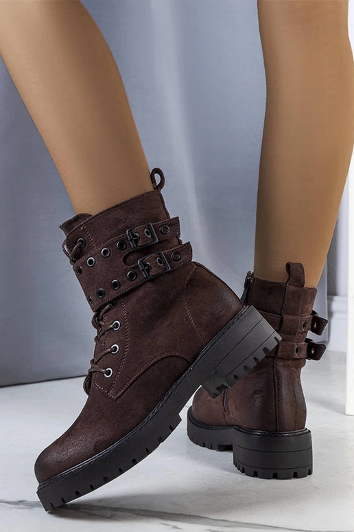 Bottes de trappeur marron foncé Fallkirk