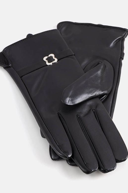 Schwarze isolierte Handschuhe mit... Schwarze isolierte Handschuhe mit...