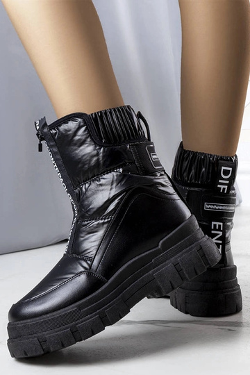 Bottes d'hiver noires... 2
