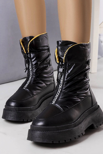 Bottes d'hiver noires...