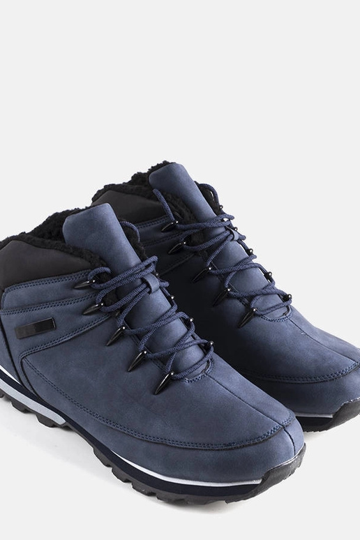 Dunkelblaue Winter-Wanderschuhe, „Jemma"