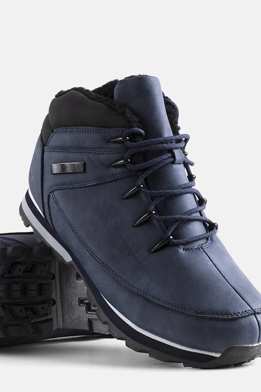 Bottes de randonnée bleu foncé, «...