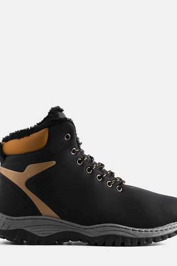 Schwarze isolierte Trekkingstiefel Terrance