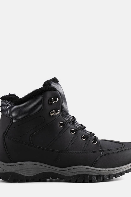 Schwarze Winter-Wanderschuhe, „Violette"