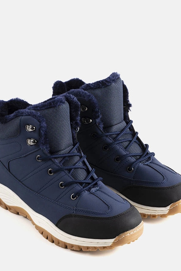 Bottes Violette isolantes bleu marine 2
