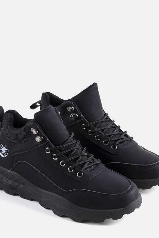 Bottes noires isolées Aidan Bottes noires isolées Aidan